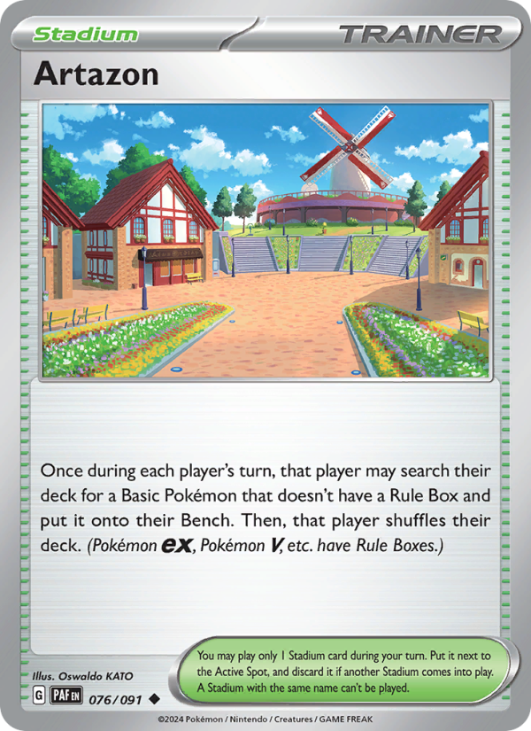 Artazon 076 uit Paldean Fates Pokémon kaart
