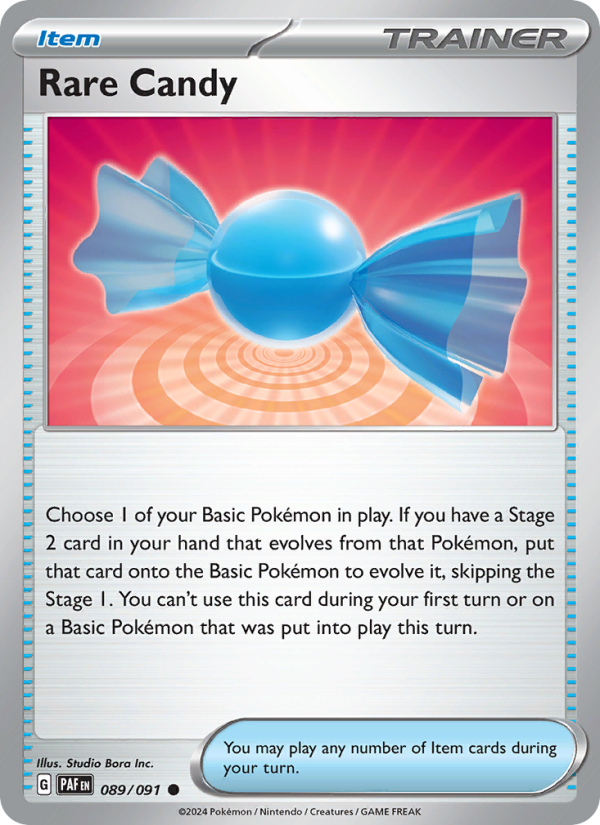 Rare Candy 089 uit Paldean Fates Pokémon kaart