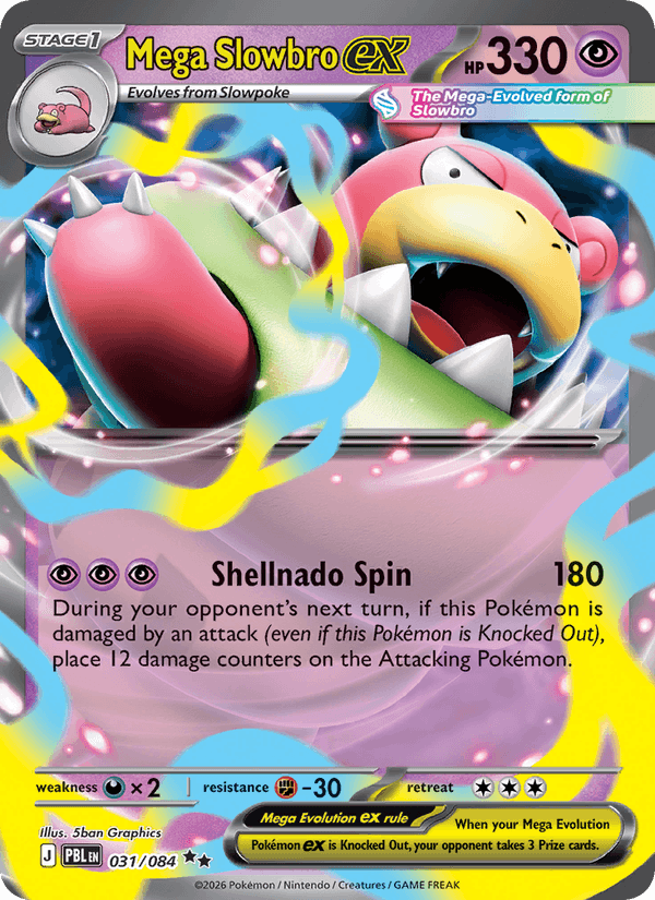 Mega Slowbro ex - 031 uit Pitch Black