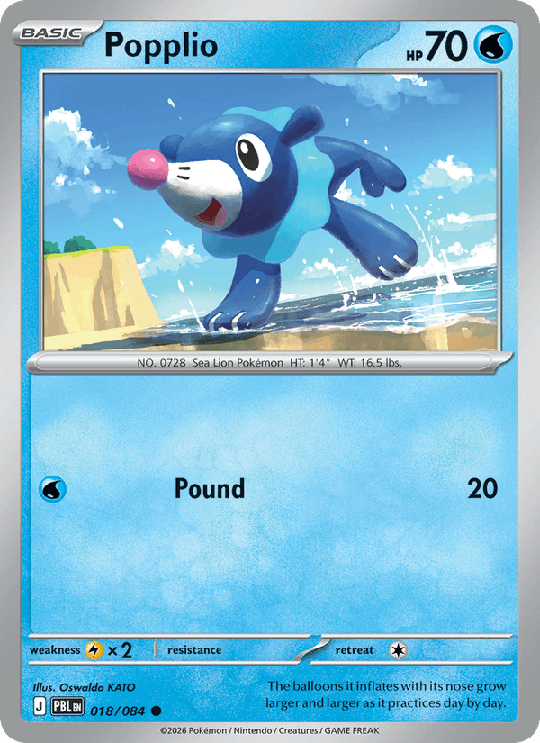 Popplio - 018 uit Pitch Black