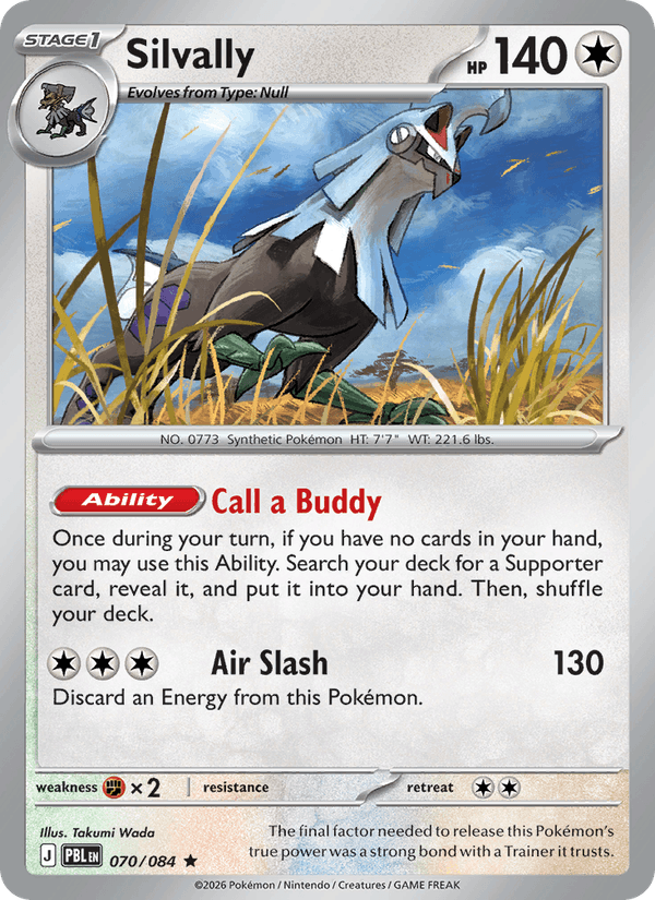Silvally - 070 uit Pitch Black