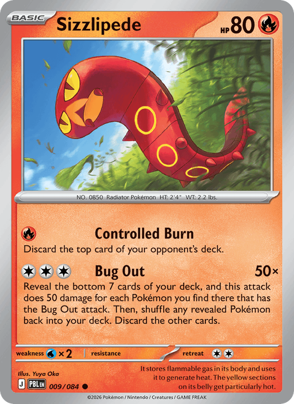 Sizzlipede - 009 uit Pitch Black