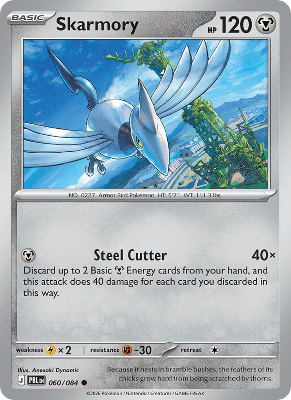 Skarmory - 060 uit Pitch Black