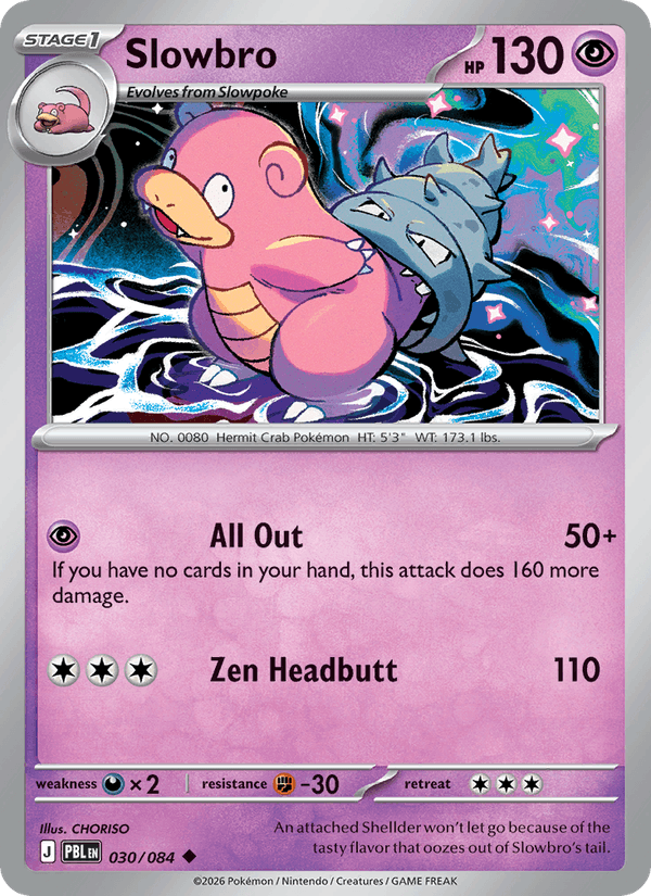 Slowbro - 030 uit Pitch Black