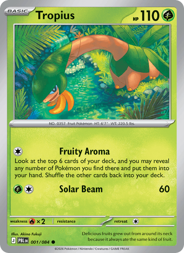 Tropius - 001 uit Pitch Black